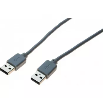 exertis Connect USB 2.0 Datenlink-Kabel, USB-A auf USB-A, Grau, 1,8 m 532502