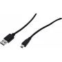 Exertis Connect USB 2.0 Kabel - USB-A Stecker auf Mini-USB Typ-B Stecker - 1,5 m - Schwarz 532515