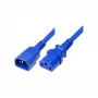 Exertis Connect IEC-Netzkabel C14 auf C13, Blau, 5,0 m 808047