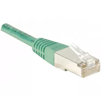 EXERTIS CONNECT Cat.6 F/UTP Patchkabel, 25 m, Grün, RJ45, Slim-Knickschutz 853330