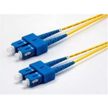 Ekivalan OS2 Duplex Patchkabel SC/SC, 9/125 µm, Gelb, 1,0 m COZ008DCDC2SJ0010A
