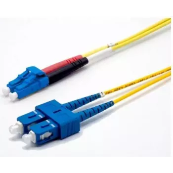 Ekivalan OS2 Duplex Patchkabel, 9/125 µm, LC/SC, Gelb, 10 m COZ008DCLC2SJ0100A