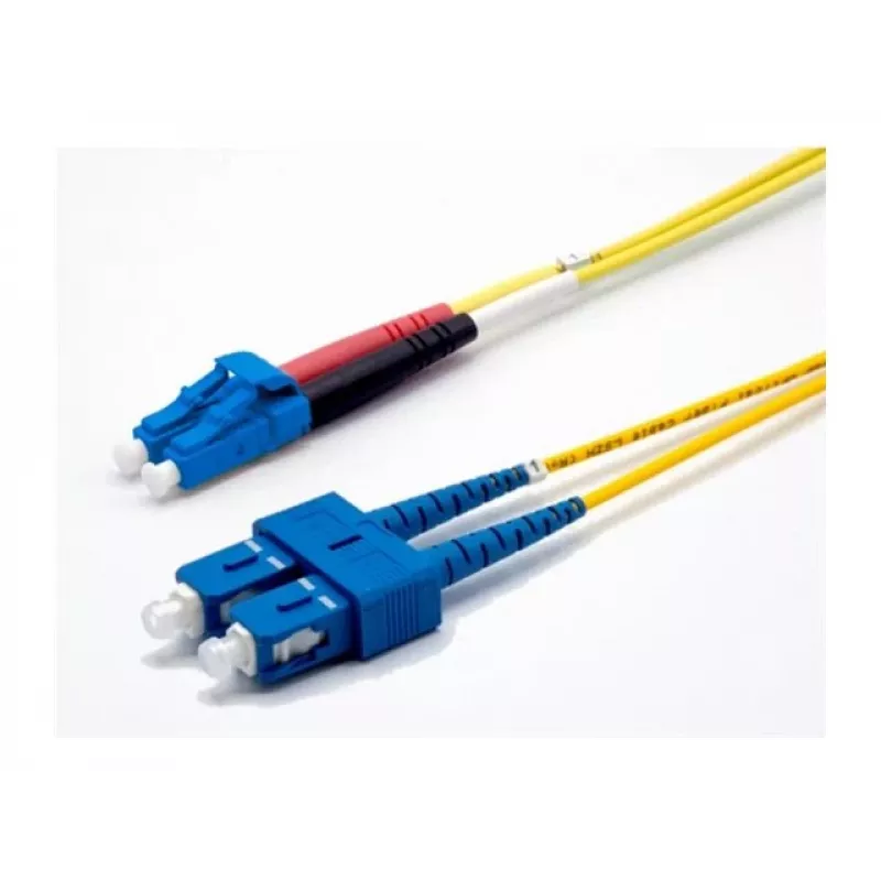 Ekivalan OS2 Duplex Patchkabel, 9/125 µm, LC/SC, Gelb, 10 m COZ008DCLC2SJ0100A