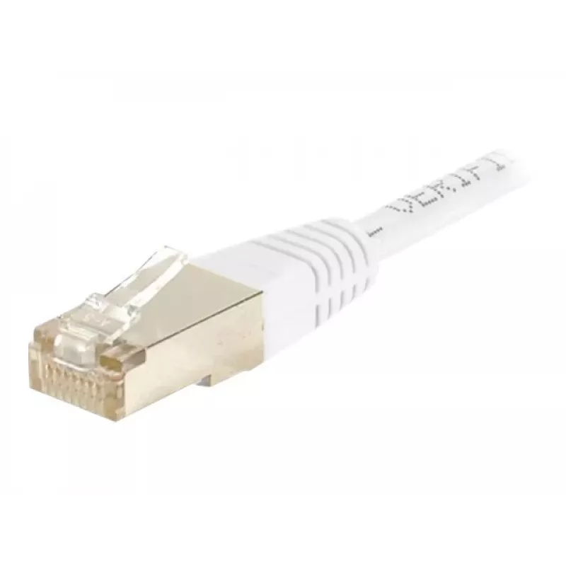 Exertis Connect 853815 Cat6 F/UTP Netzwerk-Patchkabel, 5 m, Weiß