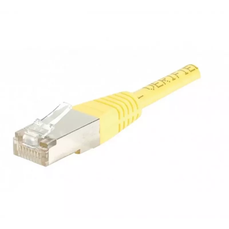 EXERTIS CONNECT CAT.5e F/UTP geschirmtes Patchkabel, Gelb, 3,0 m 854106