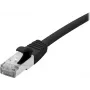 Exertis Connect Cat6 F/UTP Patchkabel RJ45 auf RJ45 1m Schwarz LSZH Snagless 850874