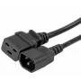 EXERTIS CONNECT IEC C14 auf C19 Stromverlängerungskabel 3m Schwarz 808007
