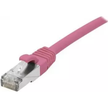 EXERTIS CONNECT Cat 6A S/FTP Patchkabel, Rosa, 10m 854382
