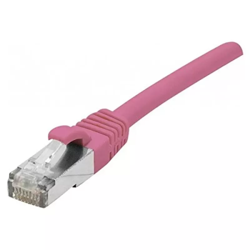 EXERTIS CONNECT Cat 6A S/FTP Patchkabel, Rosa, 10m 854382