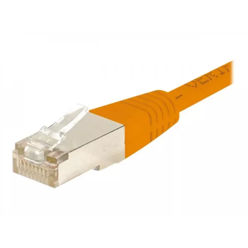 EXERTIS CONNECT CAT6 F/UTP Patchkabel, Orange, 25 m, Slim Snagless 853339