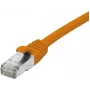 EXERTIS CONNECT Cat6 F/UTP Patchkabel, PoE, LSZH, Orange, 1m 854422