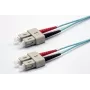Ekivalan OM3 Duplex LWL Patchkabel SC/SC, 50/125 µm, Aqua, 2,0 m COZOM3DCDC2SA0020A
