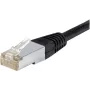 Exertis Connect 845038 Cat.6 F/UTP wasserfestes Patchkabel, 0,5 m, Schwarz, schlanker Knickschutz