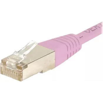 EXERTIS CONNECT Cat.6 S/FTP PiMF Patchkabel, RJ45, Pink, 1,5 m 854481