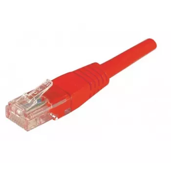 EXERTIS CONNECT Cat.5e U/UTP Patchkabel, Rot, 5,0 m, Slim Snagless Boot 853946