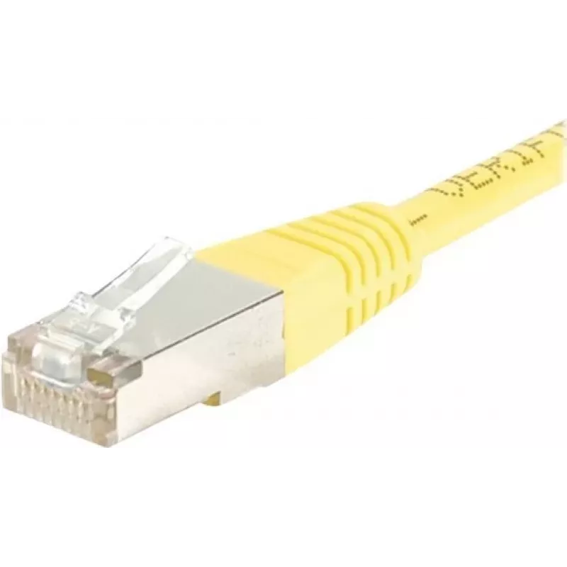 Exertis Connect 854103 0,5m Cat5e F/UTP (FTP) gelbes Netzwerkkabel