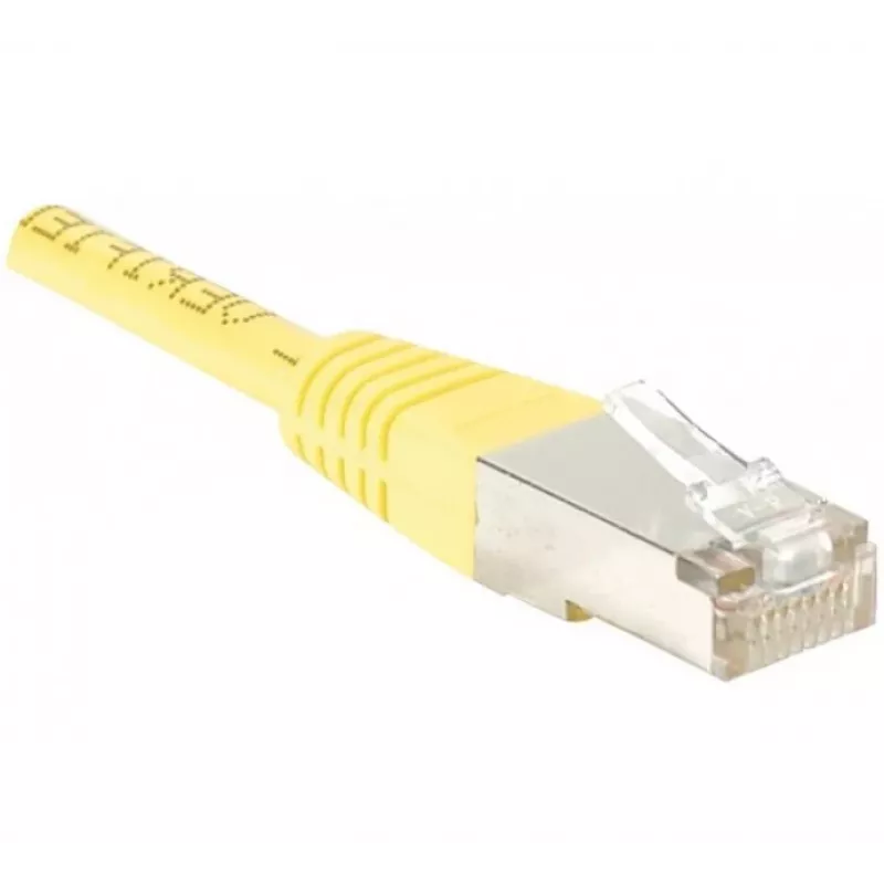Exertis Connect 854103 0,5m Cat5e F/UTP (FTP) gelbes Netzwerkkabel