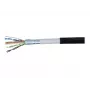 EXERTIS CONNECT Outdoor Patchkabel F/UTP CAT.6 wasserdicht Schwarz 10m 845044