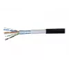 EXERTIS CONNECT Outdoor Patchkabel F/UTP CAT.6 wasserdicht Schwarz 10m 845044