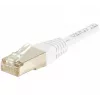 Exertis Connect 853811 Cat.6 F/UTP Patchkabel, 1 m, Weiß, Slim Bend Protection