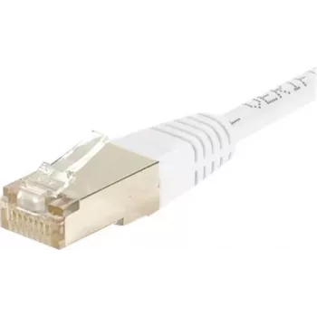 EXERTIS CONNECT CAT.6 F/UTP Patchkabel, Weiß, 3,0 m, Slim Bend Protection 853814