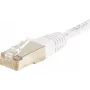 EXERTIS CONNECT CAT.6 F/UTP Patchkabel, Weiß, 3,0 m, Slim Bend Protection 853814