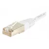 EXERTIS CONNECT CAT.6 F/UTP Patchkabel, Weiß, 3,0 m, Slim Bend Protection 853814