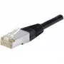 EXERTIS CONNECT Cat.6a F/UTP Patchkabel, 0,3 m, Schwarz, 10 Gbps 850012