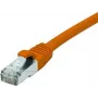 EXERTIS CONNECT CAT 6 F/UTP Patchkabel, PoE, halogenfrei, orange, 0,3 m, snagless 854420