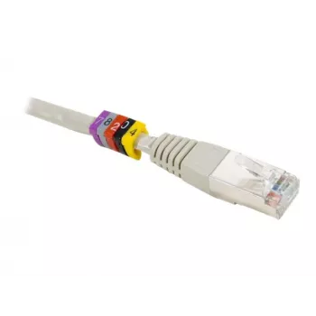 Exertis Connect Dexlan Kabelmarkierungsring, Gelb, Ziffern 0-9, 100 Stück 753490
