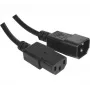 EXERTIS CONNECT Kaltgeräte-Verlängerungskabel IEC C13 Schwarz 7,5m (EXC808051)