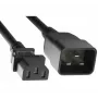 EXERTIS CONNECT Stromverlängerungskabel IEC C20 auf C13 3m Schwarz 808001