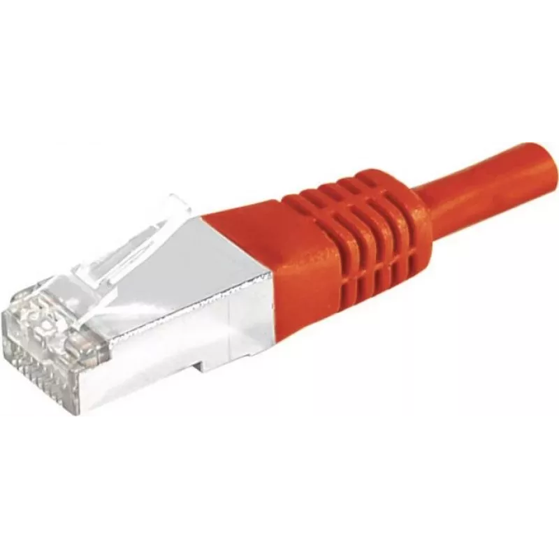 Exertis Connect 856811 Cat6 S/FTP Patchkabel, 0,15 m, Rot