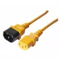 EXERTIS CONNECT Stromverlängerungskabel IEC C14 auf C13, 1,8 m, Orange EXC808075