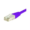 Exertis Connect 854461 Cat.6 S/FTP PiMF Patchkabel, 20 m, violett, schlanker Knickschutz