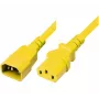 Exertis Connect IEC-Netzkabel C14 auf C13 Gelb 1,8 m 808045