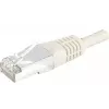 EXERTIS CONNECT Cat6 S/FTP PiMF Patchkabel, grau, 0,7 m, schlanke snagless Tülle 856837