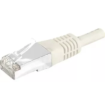 EXERTIS CONNECT Cat6 S/FTP PiMF Patchkabel, grau, 0,7 m, schlanke snagless Tülle 856837