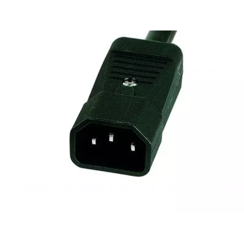 EXERTIS CONNECT 19 inch 1U 9-fach IEC C13 PDU, Aluminiumgehäuse, 2,5 m Kabel, Schwarz 808901