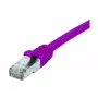 EXERTIS CONNECT Cat 6 F/UTP Patchkabel, PoE, halogenfrei, violett, 20 m 854417