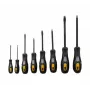 EXERTIS CONNECT 8-teiliges Schraubendreher-Set mit Schlitz- und Kreuzschlitz, rutschfeste ergonomische Griffe 815571