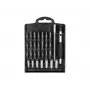 EXERTIS CONNECT Präzisions-Schraubendreher-Set, 11-teilig mit 10 austauschbaren Bits in Aufbewahrungsbox (815650)