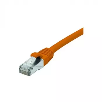 EXERTIS CONNECT CAT 6 F/UTP Patchkabel, PoE, halogenfrei, orange, 25 m, RJ45, snagless 854429