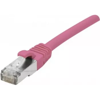 EXERTIS CONNECT Cat. 6 F/UTP PoE halogenfreies Patchkabel, Pink, 0,5 m, Snagless 854432
