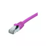 EXERTIS CONNECT Cat. 6 F/UTP PoE halogenfreies rosa Patchkabel, 25,0 m 854440
