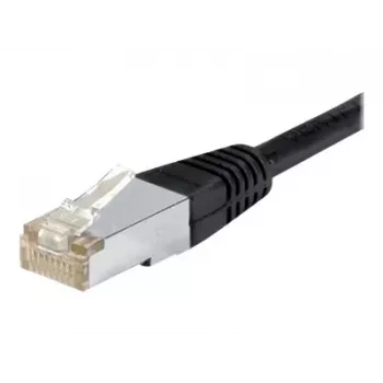 EXERTIS CONNECT Cat.6a F/UTP Patchkabel, 1,5 m, Schwarz, 10 Gbps, Slim Bend Protection 850015