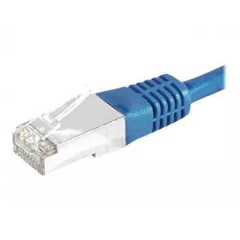 EXERTIS CONNECT Cat6 S/FTP Patchkabel, PiMF, Blau, 5m 856886