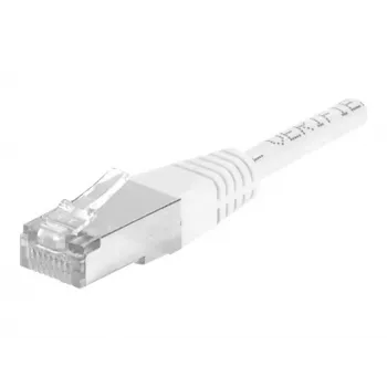 EXERTIS CONNECT Cat.6a F/UTP Patchkabel, 10m, Schwarz, 10 Gbps, RJ45, Schlanke Knickschutztülle 850020