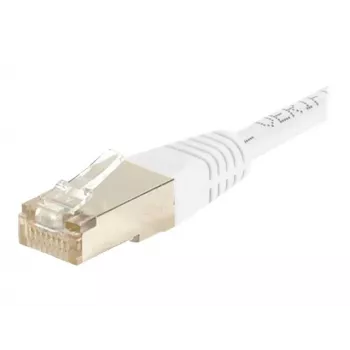 EXERTIS CONNECT CAT.6 S/FTP PiMF Patchkabel, Weiß, 10,0 m 856896