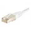 EXERTIS CONNECT Cat6 F/UTP Patchkabel, 2m, Weiß, Slim Bend Protection 853813